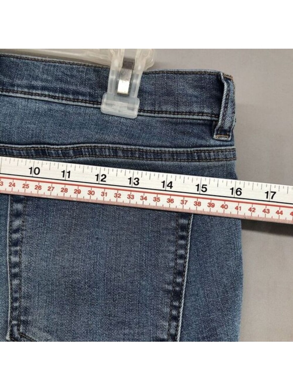 NYC & SOHO • Distressed High-Rise Skinny Jeans with Sequin Embellishments Curvy - Picture 8 of 14